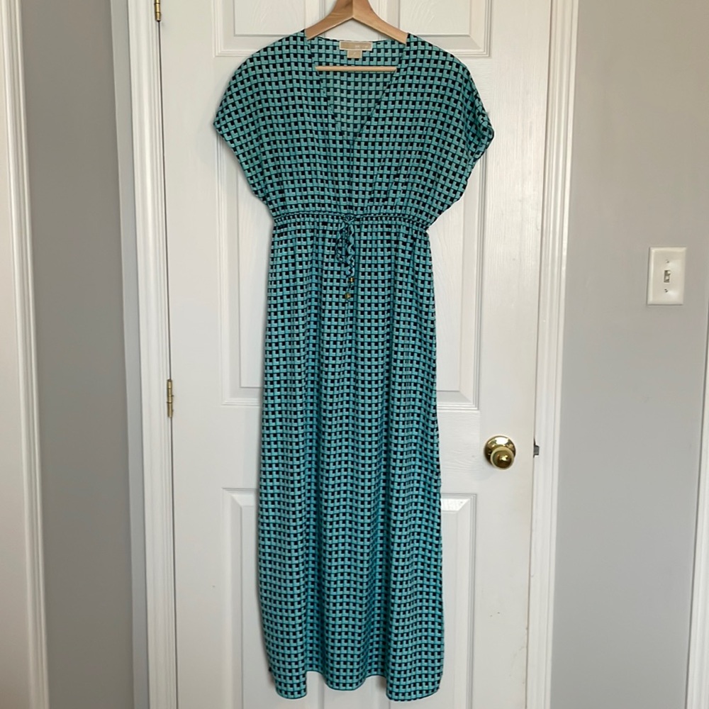 Michael Kors flutter sleeve maxi dress